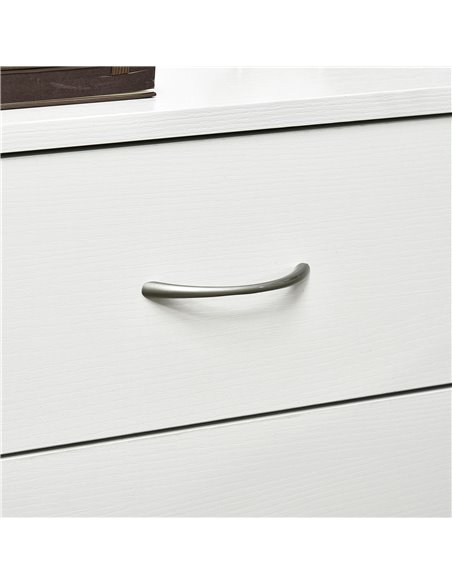 HOMCOM Three-Drawer Simple Bedside Table - White 831-297V00WT - pic 100151 | FastDaddyshop