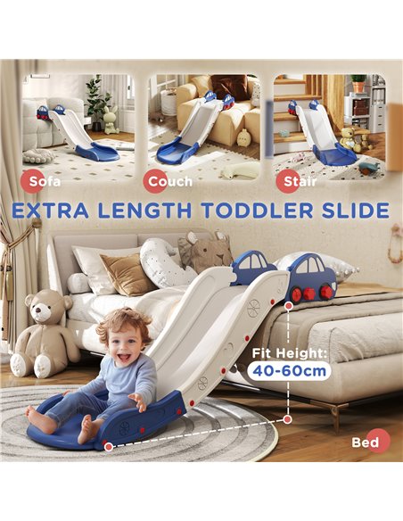 AIYAPLAY Kids Slide for Couch, Bed, Sofa, Easy to Assemble, Blue 331-075V00BU - pic 100255 | FastDaddyshop