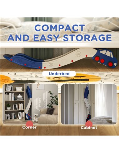 AIYAPLAY Kids Slide for Couch, Bed, Sofa, Easy to Assemble, Blue 331-075V00BU