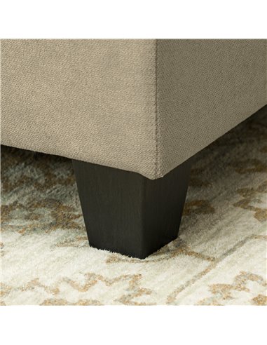 HOMCOM 'L' Shape Modular Sofa, with Storage - Light Brown 83B-015V70LR