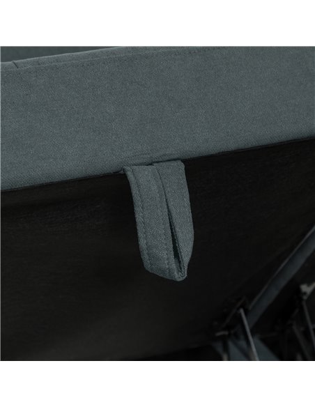 HOMCOM 'L' Shape Modular Storage Sofa - Dark Grey 83B-014V70CG - pic 100727 | FastDaddyshop