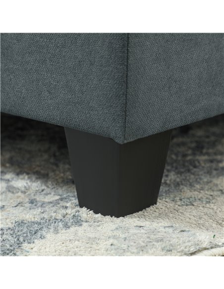 HOMCOM 'L' Shape Modular Storage Sofa - Dark Grey 83B-014V70CG - pic 100728 | FastDaddyshop