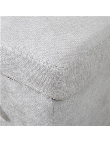 HOMCOM L Sofa Bed, with Storage - Light Grey 83B-143V70LG