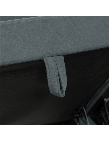 HOMCOM 'L' Shape Modular Sofa, with Storage - Dark Grey 83B-015V70CG