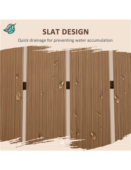 Outsunny 3-Piece Aluminium Frame Outdoor Garden Furniture Set Mixed Grey - pic 10093 | FastDaddyshop