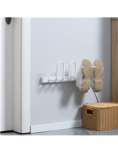 HOMCOM 2 Pairs Electric Shoe Dryer, Wall Mounted Shoe Warmers with Constant Temperature for Boots, Leather Shoes, Socks, White 8 2