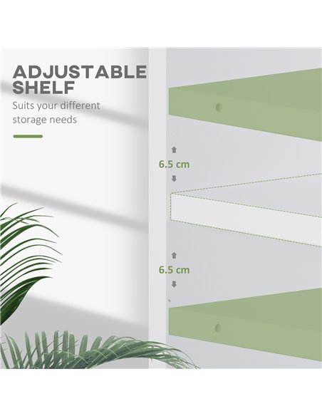 HOMCOM 2 Tier Bookshelf, Low Bookcase with Adjustable Shelf, 2 Compartments for Home Office, Living Room, Study, White 836-565V8 - pic 101695 | FastDaddyshop