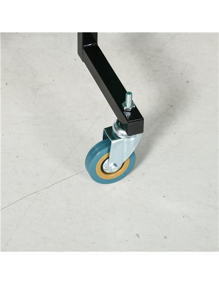 SPORTNOW 9FT Folding Table Tennis Table, with 8 Wheels, for Indoor Use - Green A90-333V00DG - pic 101933 | FastDaddyshop
