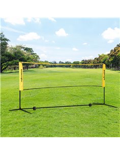 SPORTNOW 3m Badminton Net, Height Adjustable Outdoor Sports Net, with Carry Bag, for Tennis, Pickleball, Volleyball A95-008V00YL 2