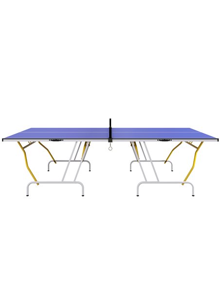SPORTNOW 9FT Foldable Table Tennis Table, with Cover, Net, Paddles, Balls - Blue A90-352V01BU - pic 101998 | FastDaddyshop