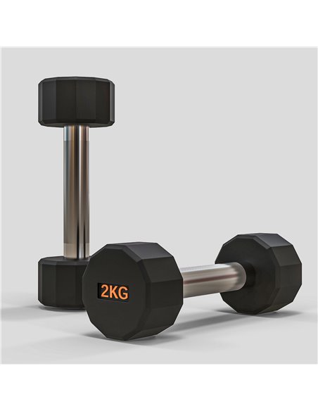 SPORTNOW 2 x 2kg Dumbbells Weights Set with 12-Sided Shape and Non-Slip Grip for Men Women Home Gym Workout A91-343V00OG - pic 102068 | FastDaddyshop