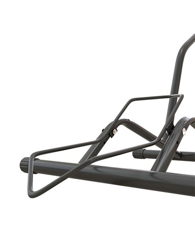 SPORTNOW Portable Bike Floor Stand, Freestanding Bike Rack for 16"-29" Kid's/Mountain/Road Bikes Home Garages Use AA0-097V00BK