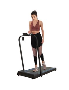 SPORTNOW 2.5HP Walking Pad, 1-6km/h Folding Treadmill with Remote Control and LED Display for Home Gym Office, Blue A90-365V70BU