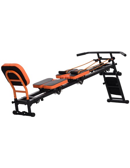 SPORTNOW Flat or Incline Home Gym Equipment, Reformer Pilates Machine, Abs Machine, Power, with Adjustable Push Up Bar A91-336V0 - pic 102259 | FastDaddyshop
