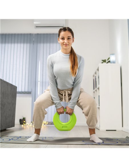 SPORTNOW 8kg Kettlebell, Soft Kettle Bell with Wide Handle for Home Gym Weight Lifting and Strength Training, Green A91-361V01YL - pic 102287 | FastDaddyshop