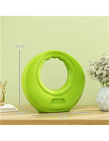 SPORTNOW 8kg Kettlebell, Soft Kettle Bell with Wide Handle for Home Gym Weight Lifting and Strength Training, Green A91-361V01YL