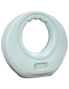 SPORTNOW 6kg Kettlebell, Soft Kettle Bell with Wide Handle for Home Gym Weight Lifting and Strength Training, Light Grey A91-361