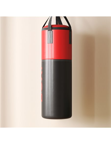 SPORTNOW Unfilled Punching Bag Set with Boxing Bag Bracket, Boxing Gloves, Hand Wraps and 360° Swivel Hook A91-350V00RD - pic 102320 | FastDaddyshop