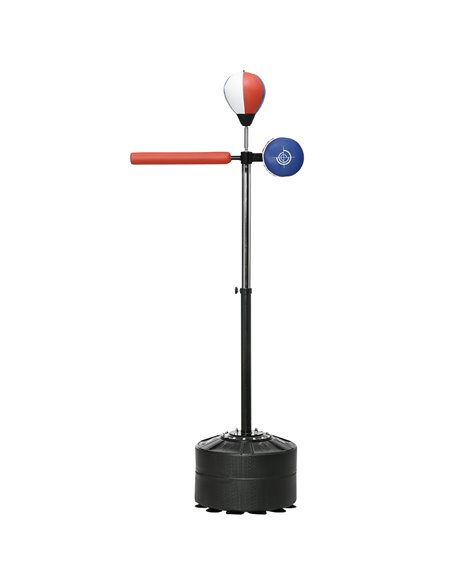 SPORTNOW Adjustable Speed Bag, Boxing Bag, with Stand, Reflex Bar, Punching Pad, Multicolour A91-247V00MX - pic 102358 | FastDaddyshop