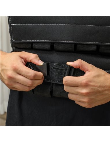 SPORTNOW 30KG Adjustable Weighted Vest, Weight Vest with 30 Metal Weights, Adjustable Straps and Reflective Strips, for Men and 