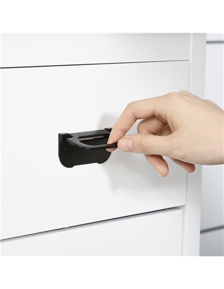 kleankin Bathroom Furniture Set, Bathroom Floor Cabinet with Drawer and Double Door, Tall Bathroom Cabinet with Drawer and Adjus - pic 102536 | FastDaddyshop