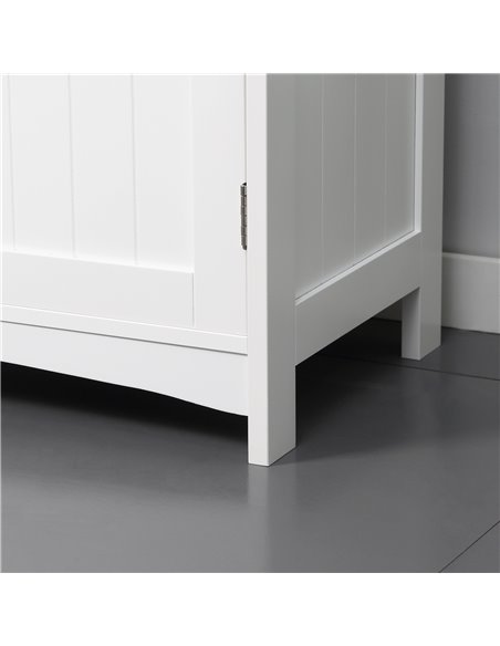 kleankin Bathroom Furniture Set with Adjustable Shelves, Tall Bathroom Storage Cabinet with Open Shelves, Bathroom Floor Cabinet - pic 102555 | FastDaddyshop