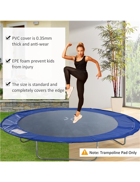 HOMCOM Φ244cm Trampoline Pad Pads Replacement Trampoline Accessories Safety Surround Pads Padding - 8ft Blue 120307-002 - pic 102561 | FastDaddyshop