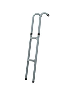 HOMCOM 6-10ft Trampoline Ladder Galvanized w/ Non-slip Mat 120307-005