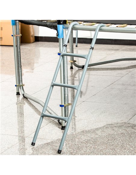 HOMCOM 12/14ft Trampoline Ladder Galvanized w/ Non-slip Mat 120307-014 - pic 102575 | FastDaddyshop