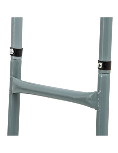 HOMCOM 12/14ft Trampoline Ladder Galvanized w/ Non-slip Mat 120307-014