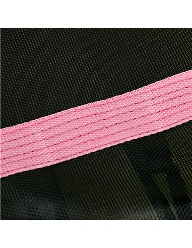 HOMCOM Kids Trampoline Mini Bouncer with Enclosure Safety Net For Ages 3-10 Years - Pink 342-007V02PK