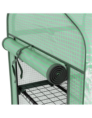 Outsunny Three-Tier Mini Greenhouse - Green 84H-068V00GN