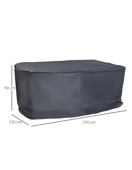 Outsunny Outdoor Garden 2 - 3 Seater Sofa Cover Furniture Set Cover - pic 10374 | FastDaddyshop