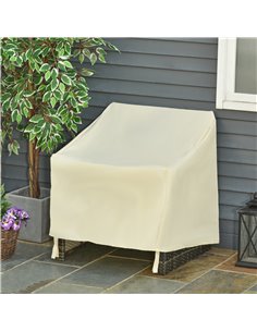 Outsunny 600D Oxford Cloth Furniture Cover Single Chair Garden Patio Outdoor Protector Waterproof 68x87x44-77cm 84B-239 2