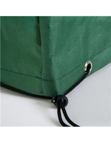Outsunny 600D Oxford Patio Set Cover Outdoor Garden Rattan Furniture Protection Cover Protector Waterproof Anti-UV, Green, 135 x