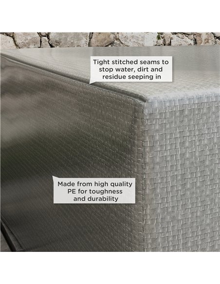 Outsunny 235 x 190 x 90 cm Large Patio Set Covers, Outdoor Garden Furniture Protection Cover Protector Waterproof Anti-UV Grey 8 - pic 105114 | FastDaddyshop