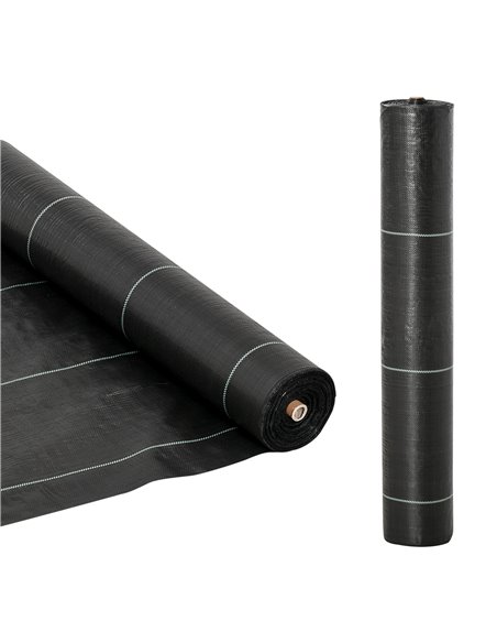 Outsunny 2x50m Gardener Premium Weed Barrier Landscape Fabric Durable & Heavy-Duty Weed Block Gardening Mat, Easy Setup & Superi - pic 105155 | FastDaddyshop