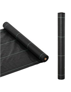 Outsunny 1x50m Gardener Premium Weed Barrier Landscape Fabric Durable & Heavy-Duty Weed Block Gardening Mat, Easy Setup & Superi