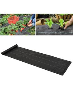 Outsunny 1x50m Gardener Premium Weed Barrier Landscape Fabric Durable & Heavy-Duty Weed Block Gardening Mat, Easy Setup & Superi 2