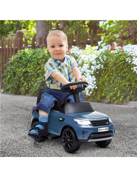 AIYAPLAY 2 in 1 Land Rover Licensed 6V Kids Electric Ride On Car Sliding Car w/ Headlights Music, for 18-60 Months Light Blue 37 - pic 105462 | FastDaddyshop