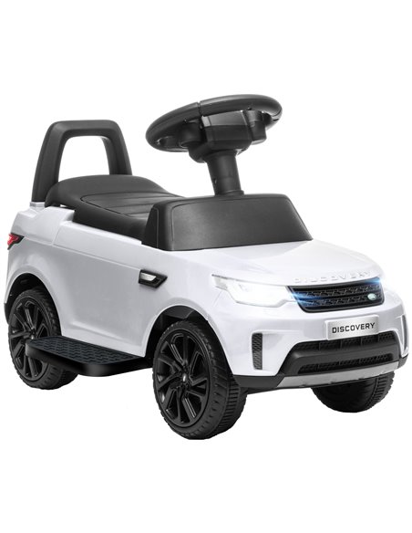 AIYAPLAY 2 in 1 Land Rover Licensed 6V Kids Electric Ride On Car Sliding Car w/ Headlights Music, for 18-60 Months White 370-341 - pic 105470 | FastDaddyshop