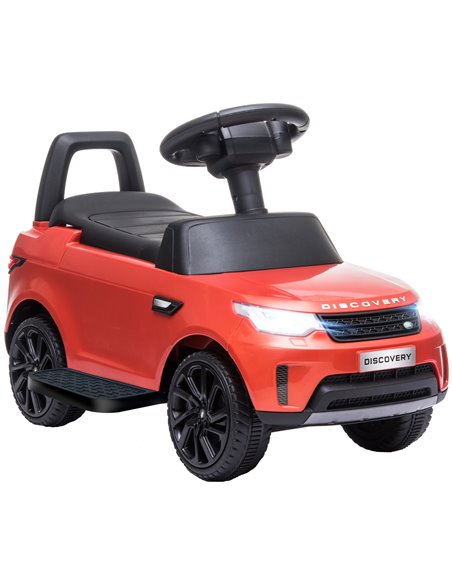 AIYAPLAY 2 in 1 Land Rover Licensed 6V Kids Electric Ride On Car Sliding Car w/ Headlights Music, for 18-60 Months Red 370-341V7 - pic 105479 | FastDaddyshop