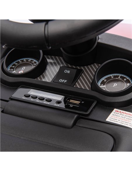 AIYAPLAY 2 in 1 Land Rover Licensed 6V Kids Electric Ride On Car Sliding Car w/ Headlights Music, for 18-60 Months Red 370-341V7 - pic 105487 | FastDaddyshop