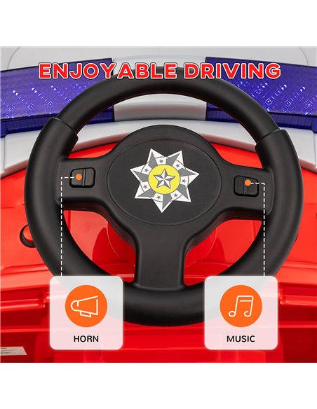AIYAPLAY Ride on Fire Truck, 12V Kids Electric Car with Siren and Flashing Lights, Firefighting Tools, Music Horn, Slow Start 37 - pic 105594 | FastDaddyshop