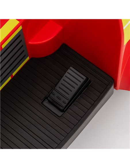 AIYAPLAY Ride on Fire Truck, 12V Kids Electric Car with Siren and Flashing Lights, Firefighting Tools, Music Horn, Slow Start 37 - pic 105595 | FastDaddyshop