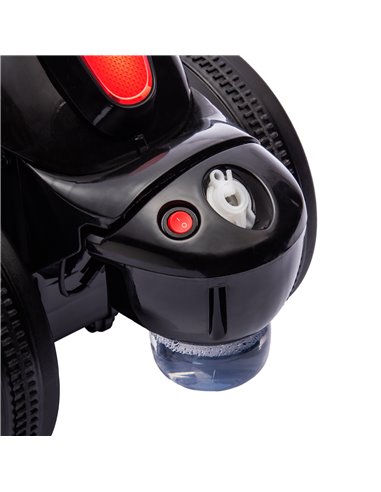 AIYAPLAY Foot To Floor Sliding Kids Ride On Car with Music, Bubble, for Toddler from 2 to 5 Years Old - Black 370-338V00BK