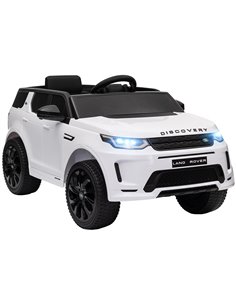 AIYAPLAY Land Rover Discovery Sport Licensed 12V Kids Ride on Car w/ Remote Control, Lights Music Horn, for 3-6 Years White 370-