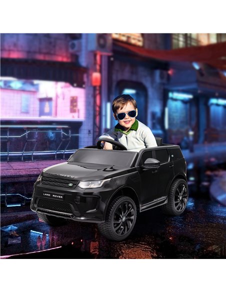 AIYAPLAY Land Rover Discovery Sport Licensed 12V Kids Ride on Car w/ Remote Control, Lights Music Horn, for 3-6 Years Black 370- - pic 106029 | FastDaddyshop