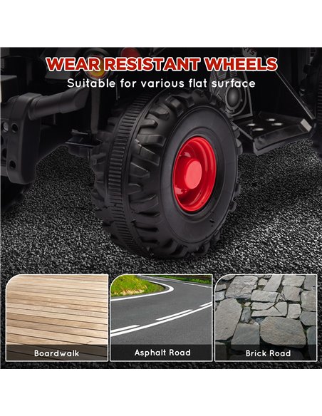 AIYAPLAY 6V Kids Electric Quad Bike w/ Music, Forward Function, for 2-6 Years, Black 370-379V70BK - pic 106123 | FastDaddyshop