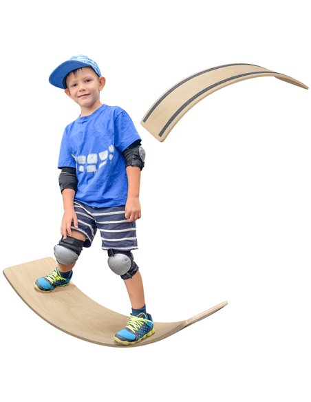 AIYAPLAY Wooden Balance Board for Children 3-8 Years Old, Natural 331-071V00ND - pic 106298 | FastDaddyshop